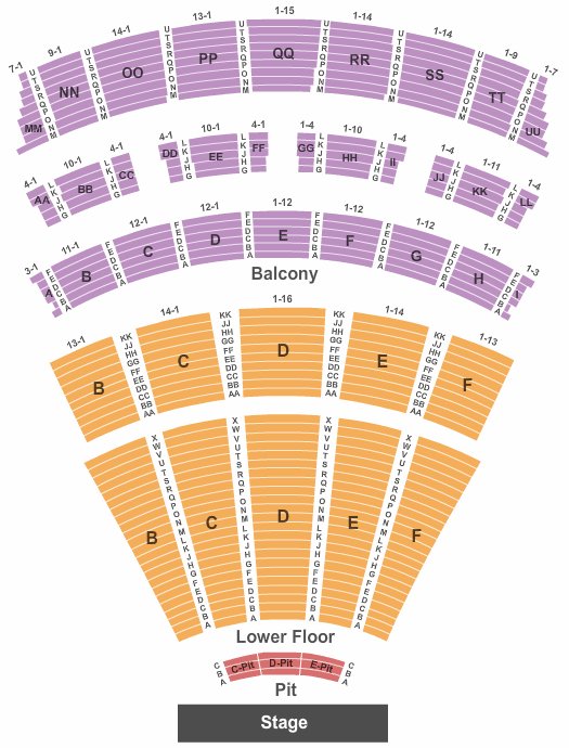 Music Hall At Fair Park Back to the Future Seating Chart